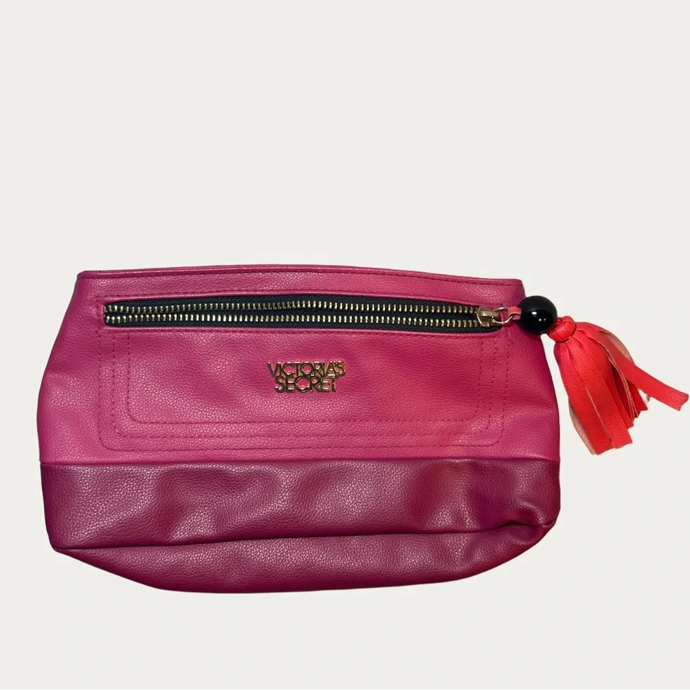 Victoria's Secret Fuchsia‎ Cosmetic Bag with Tassel
